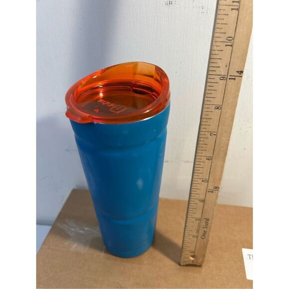 Bubba blue with orange lid 24 oz - Picture 3 of 4